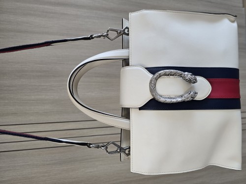 구찌 디오니서스 미디엄 웹 스트라이프