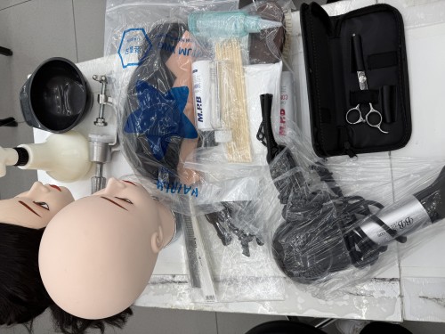 미용 국가고시 헤어 재료